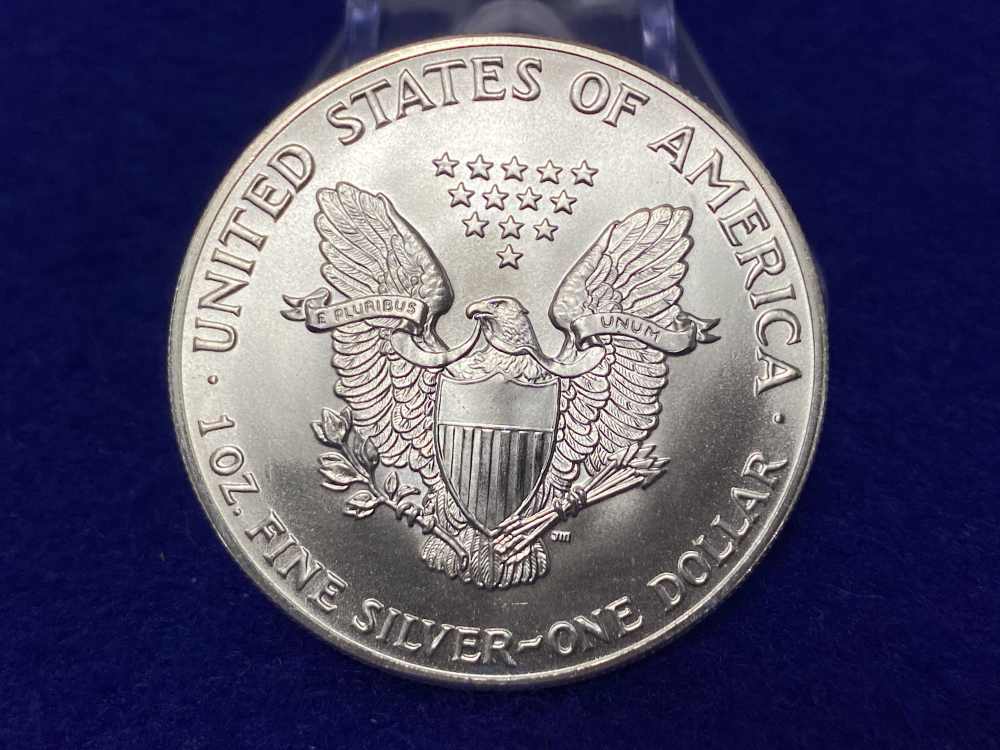20) Silver Eagle *DESIRABLE 1987 DATE* Full Tube 20 Troy Ounces SILVER *BU*-img-8