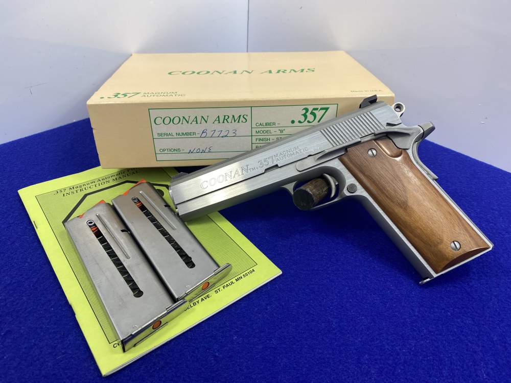 Coonan Arms Model B .357 Mag SS 5" *ABSOLUTELY PHENOMENAL & RARE EXAMPLE*-img-4