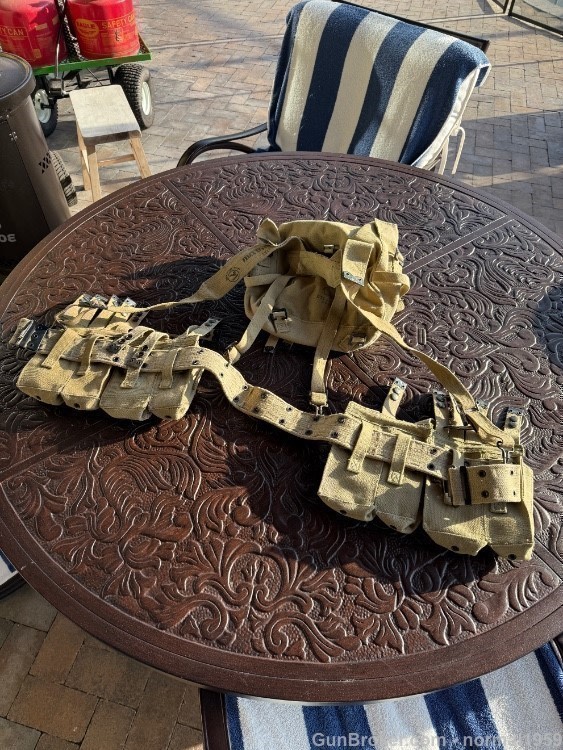COMPLETE IDF VEST WITH BACKPACK, 4 POUCHES, SUSPENDERS, BELT. - Other ...