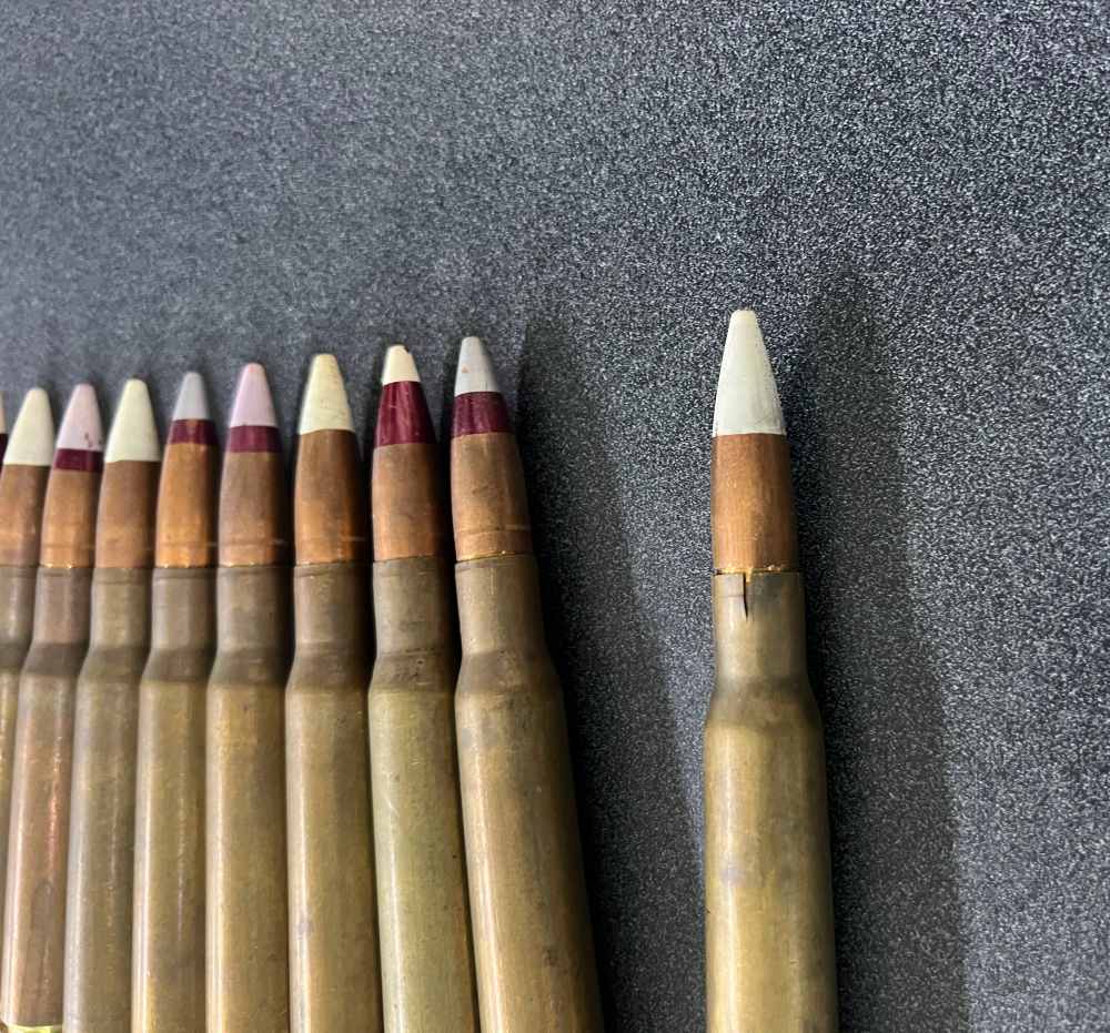 .50 BMG Dominican API & APIT Ammunition - 10 Rounds - Rare ...