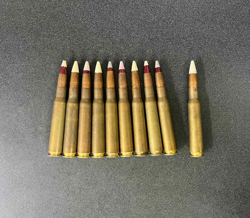 .50 BMG Dominican API & APIT Ammunition - 10 Rounds - Rare ...