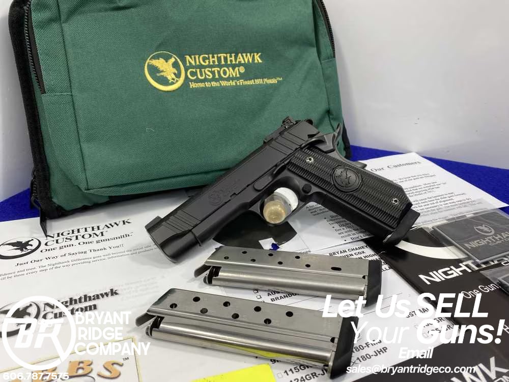 2019 Nighthawk Custom -Bob Marvel- 10mm 4.25" *SOUGHT-AFTER 1911* NOS-img-0
