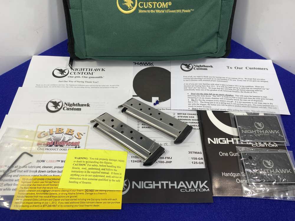 2019 Nighthawk Custom -Bob Marvel- 10mm 4.25" *SOUGHT-AFTER 1911* NOS-img-4