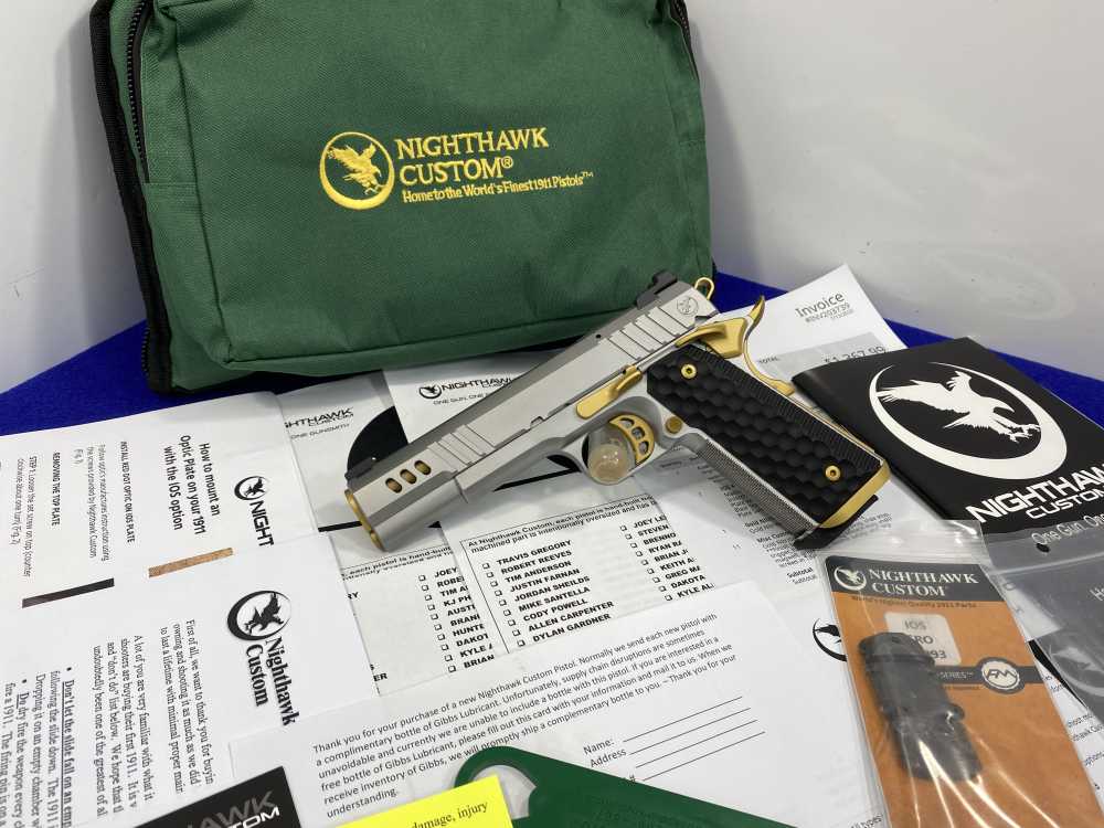 2022 Nighthawk Custom President 10mm -HIGH GRADE 1911- Factory Upgrades-img-3