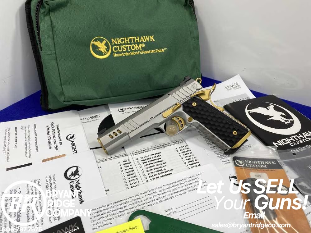 2022 Nighthawk Custom President 10mm -HIGH GRADE 1911- Factory Upgrades-img-0