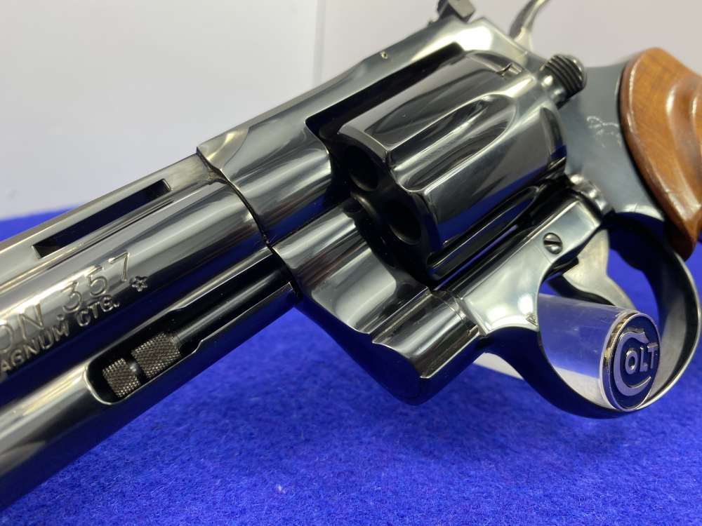 1993 Colt Python .357Mag Blued 4" *ICONIC VINTAGE SNAKE SERIES* Minty -img-12