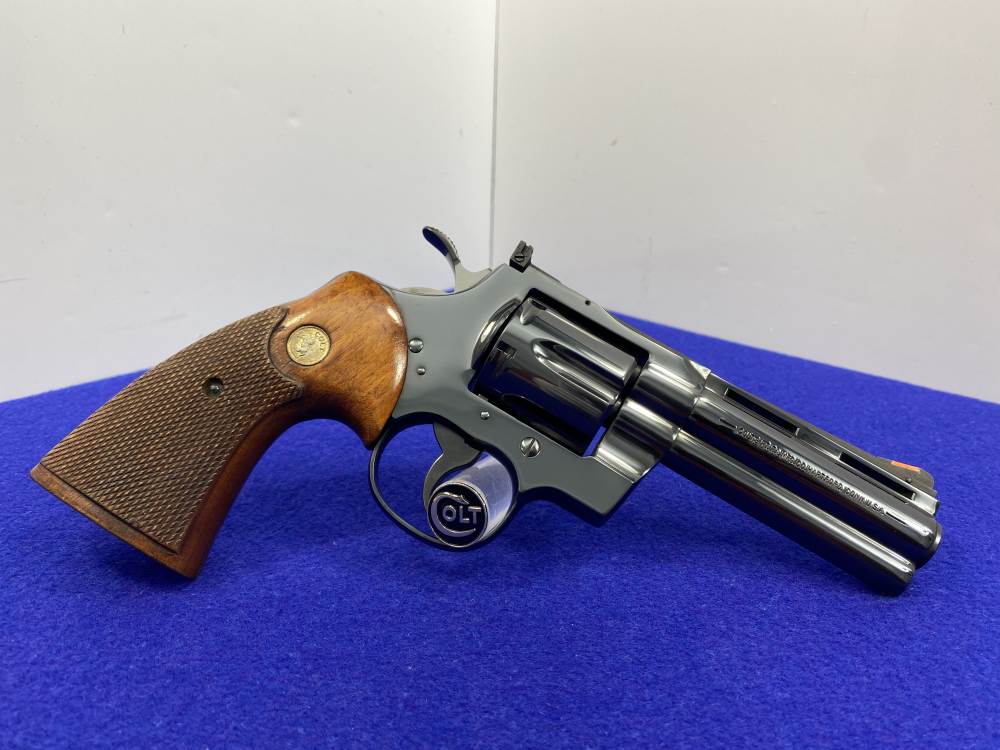 1993 Colt Python .357Mag Blued 4" *ICONIC VINTAGE SNAKE SERIES* Minty -img-19