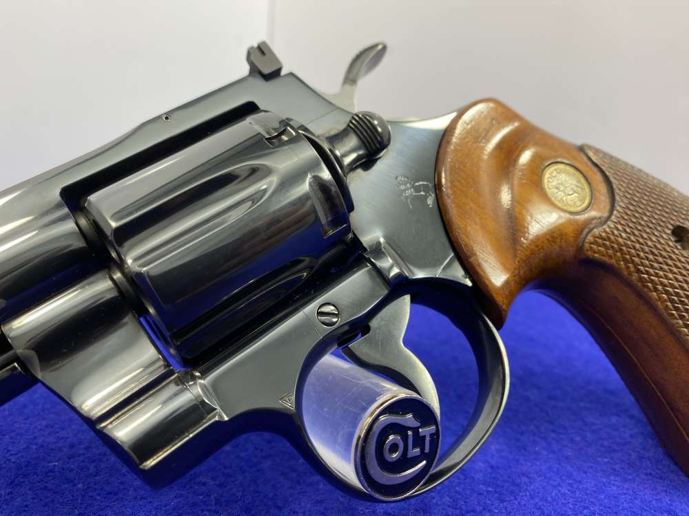 1993 Colt Python .357Mag Blued 4" *ICONIC VINTAGE SNAKE SERIES* Minty -img-11