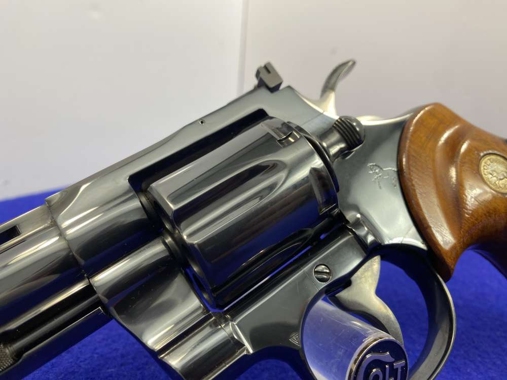 1993 Colt Python .357Mag Blued 4" *ICONIC VINTAGE SNAKE SERIES* Minty -img-16