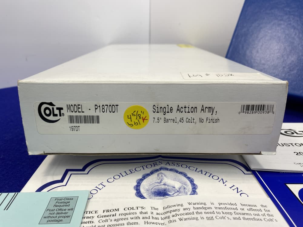 Colt Single Action Army .45LC 4.75" *ULTRA RARE TURNBULL COLLABORATION* -img-5