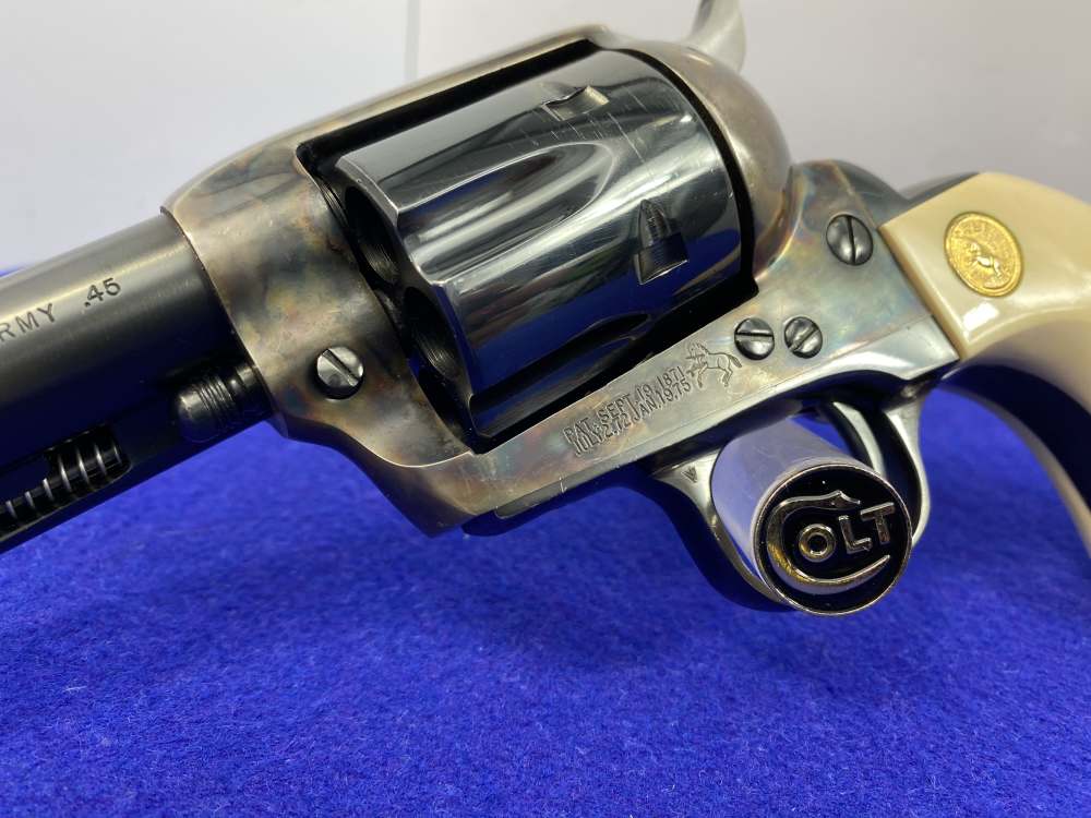 CUSTOM SHOP Colt Single Action Army .45 Colt *ULTRA RARE FACTORY IVORY*-img-11