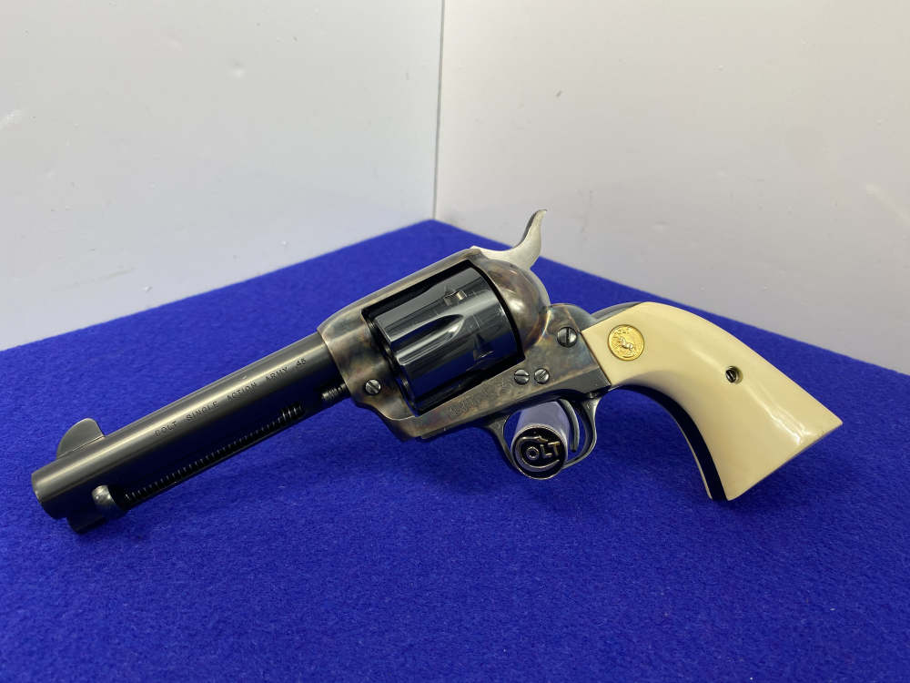 CUSTOM SHOP Colt Single Action Army .45 Colt *ULTRA RARE FACTORY IVORY*-img-7