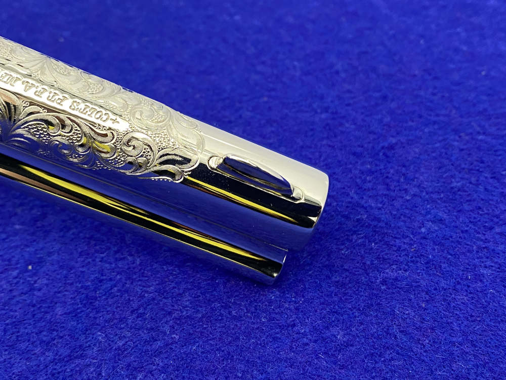 Colt SAA .44-40 Nickel 4.75" -FACTORY "C" CLASS SCROLL ENGRAVED- 31 of 40-img-52