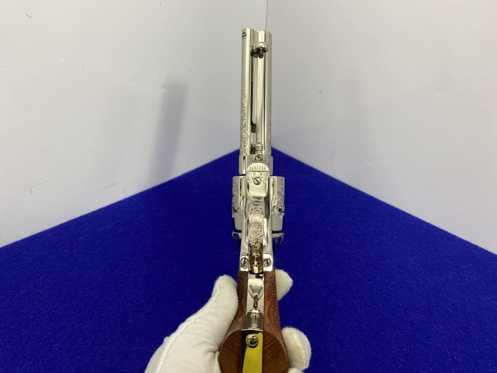 Colt SAA .44-40 Nickel 4.75" -FACTORY "C" CLASS SCROLL ENGRAVED- 31 of 40-img-53