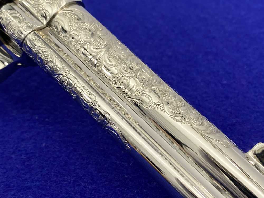 Colt SAA .44-40 Nickel 4.75" -FACTORY "C" CLASS SCROLL ENGRAVED- 31 of 40-img-38