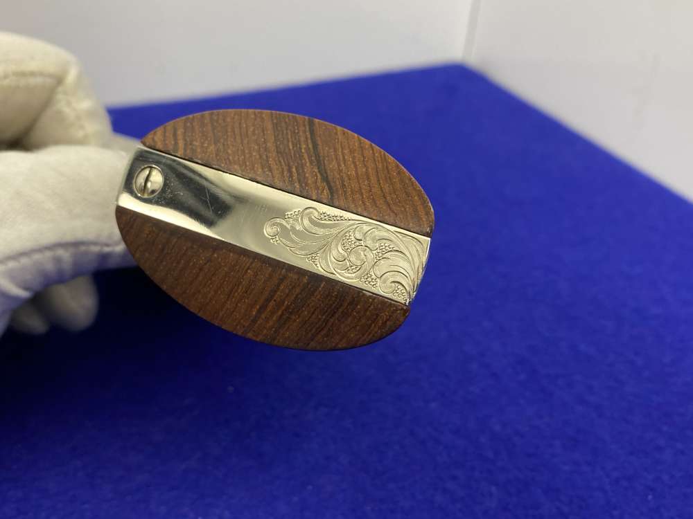 Colt SAA .44-40 Nickel 4.75" -FACTORY "C" CLASS SCROLL ENGRAVED- 31 of 40-img-79