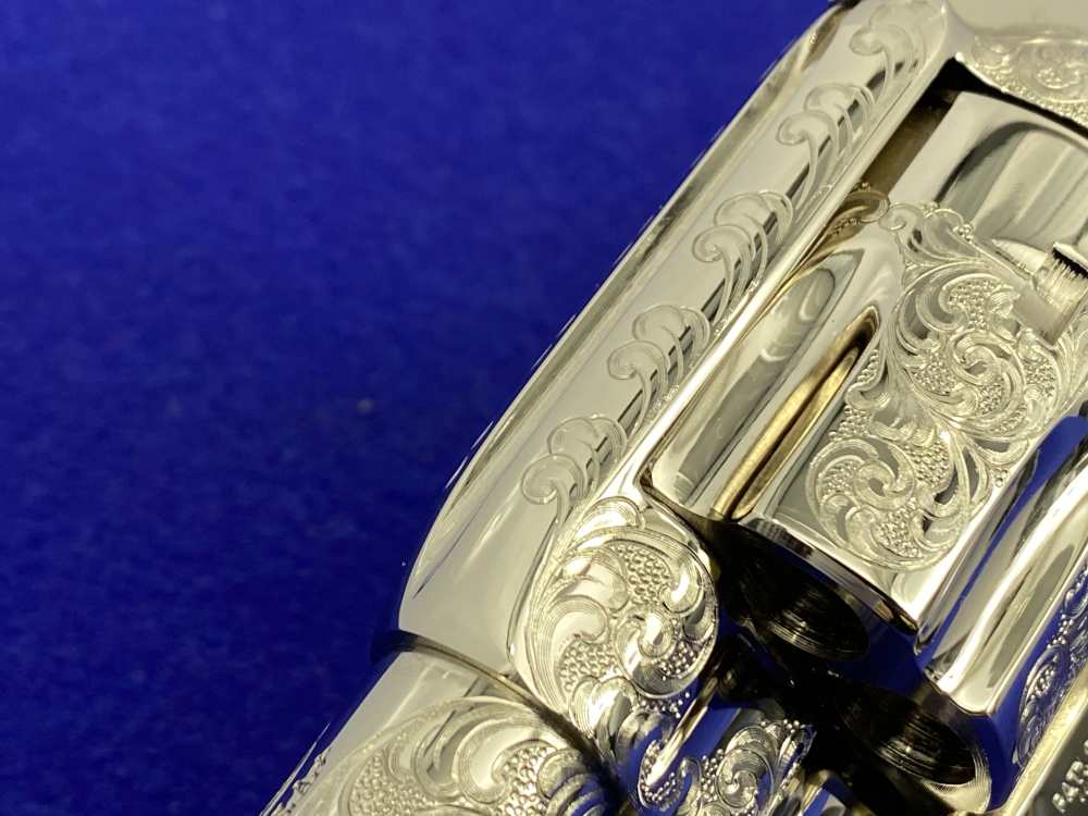 Colt SAA .44-40 Nickel 4.75" -FACTORY "C" CLASS SCROLL ENGRAVED- 31 of 40-img-20