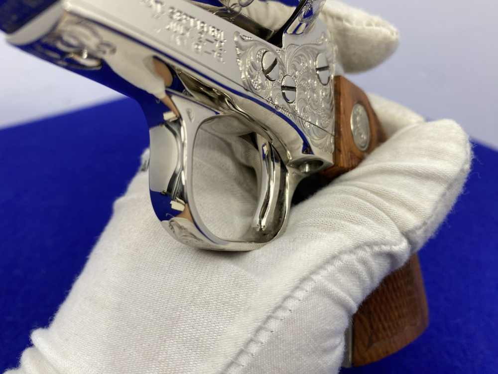 Colt SAA .44-40 Nickel 4.75" -FACTORY "C" CLASS SCROLL ENGRAVED- 31 of 40-img-65