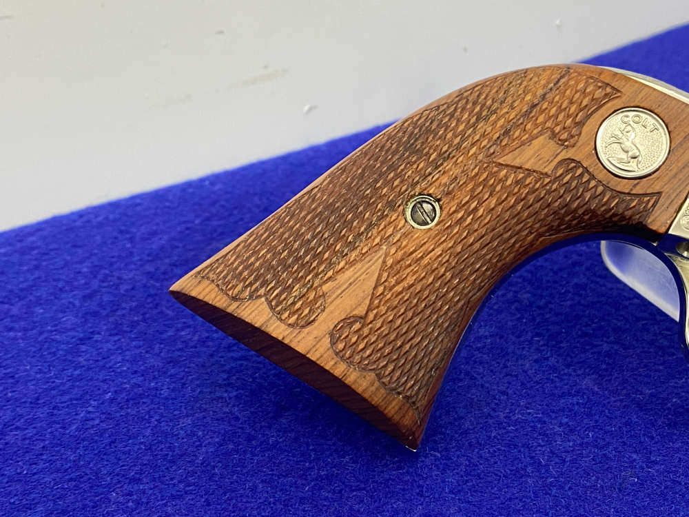 Colt SAA .44-40 Nickel 4.75" -FACTORY "C" CLASS SCROLL ENGRAVED- 31 of 40-img-26
