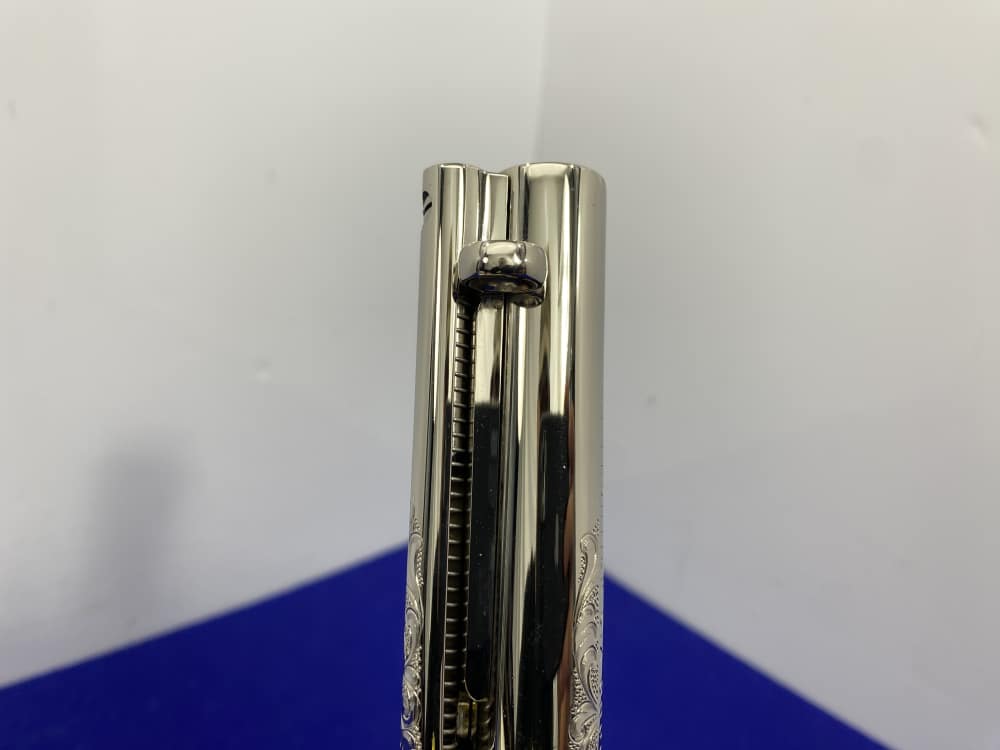 Colt SAA .44-40 Nickel 4.75" -FACTORY "C" CLASS SCROLL ENGRAVED- 31 of 40-img-60