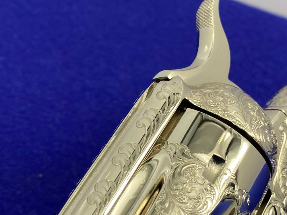 Colt SAA .44-40 Nickel 4.75" -FACTORY "C" CLASS SCROLL ENGRAVED- 31 of 40-img-19