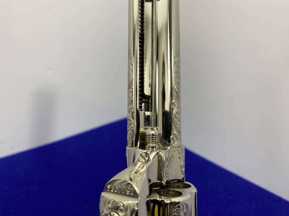 Colt SAA .44-40 Nickel 4.75" -FACTORY "C" CLASS SCROLL ENGRAVED- 31 of 40-img-59