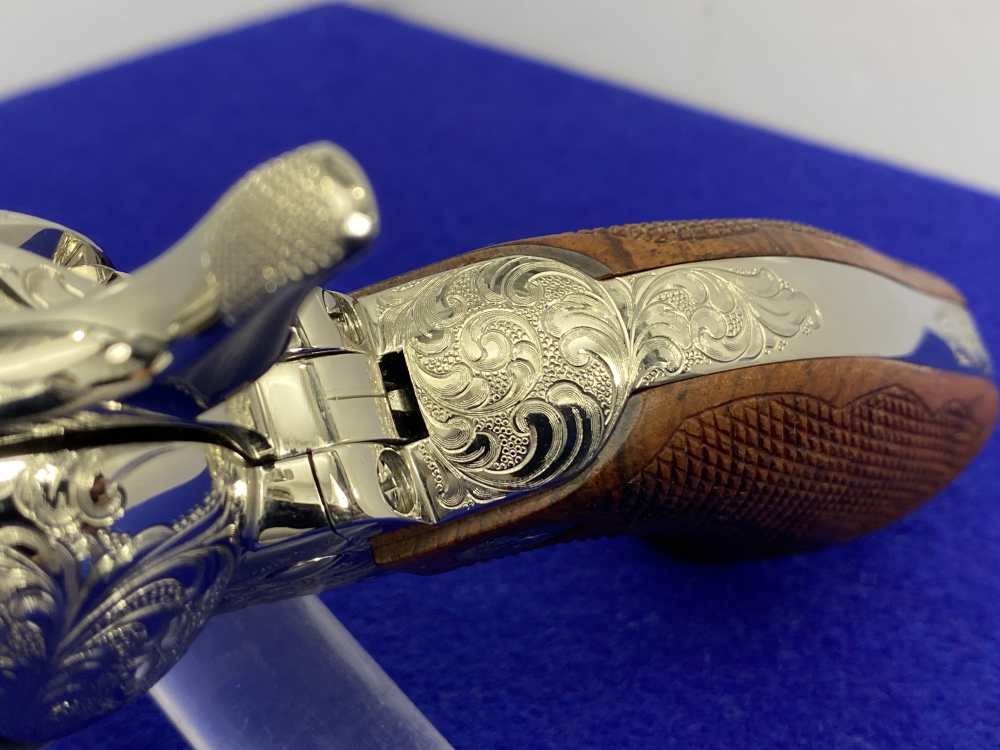 Colt SAA .44-40 Nickel 4.75" -FACTORY "C" CLASS SCROLL ENGRAVED- 31 of 40-img-46
