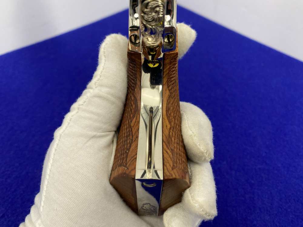 Colt SAA .44-40 Nickel 4.75" -FACTORY "C" CLASS SCROLL ENGRAVED- 31 of 40-img-54