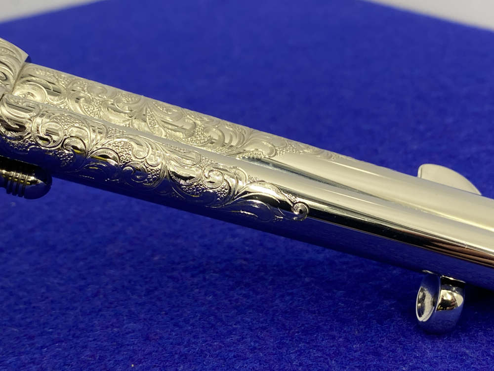 Colt SAA .44-40 Nickel 4.75" -FACTORY "C" CLASS SCROLL ENGRAVED- 31 of 40-img-42