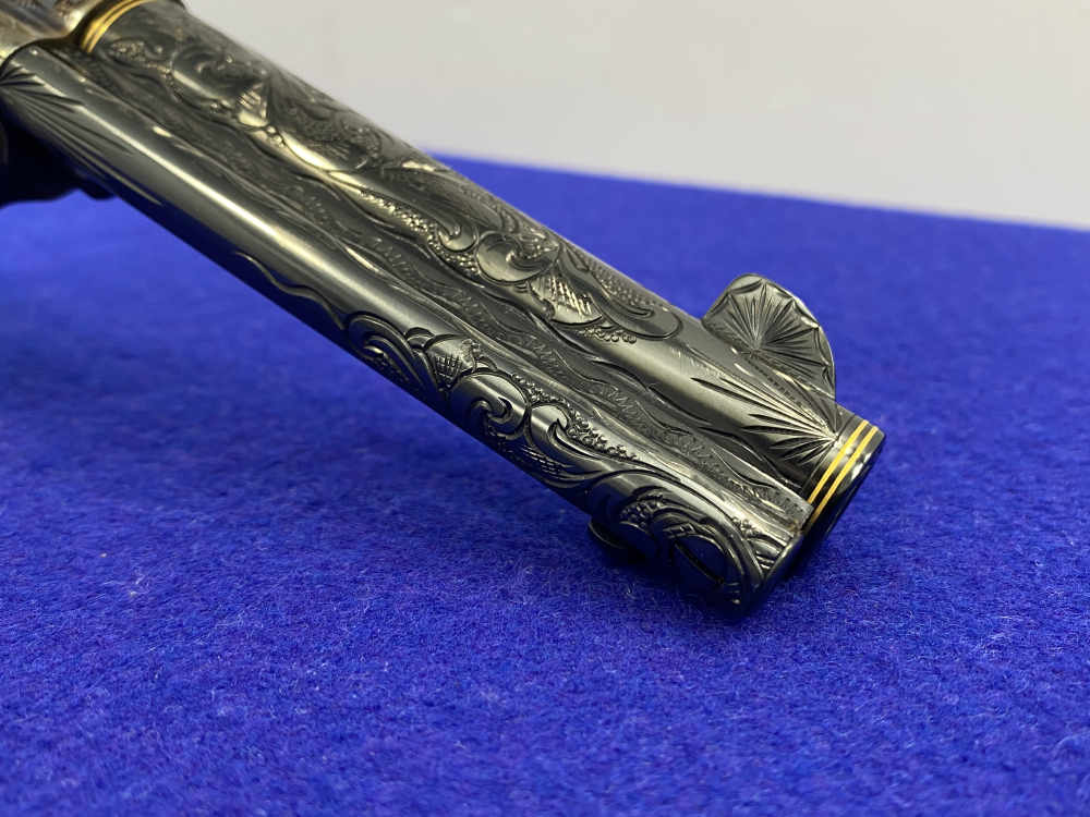 Colt Single Action Army .45 -MASTER FULL COVERAGE HAND ENGRAVED- New in Box-img-43