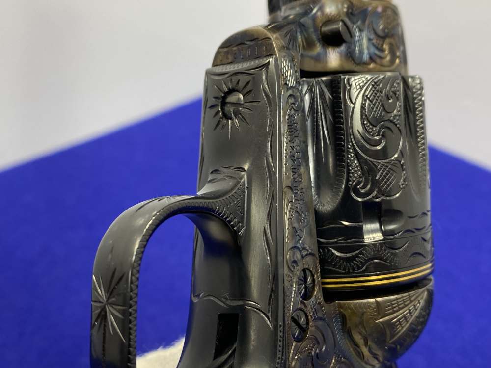 Colt Single Action Army .45 -MASTER FULL COVERAGE HAND ENGRAVED- New in Box-img-61
