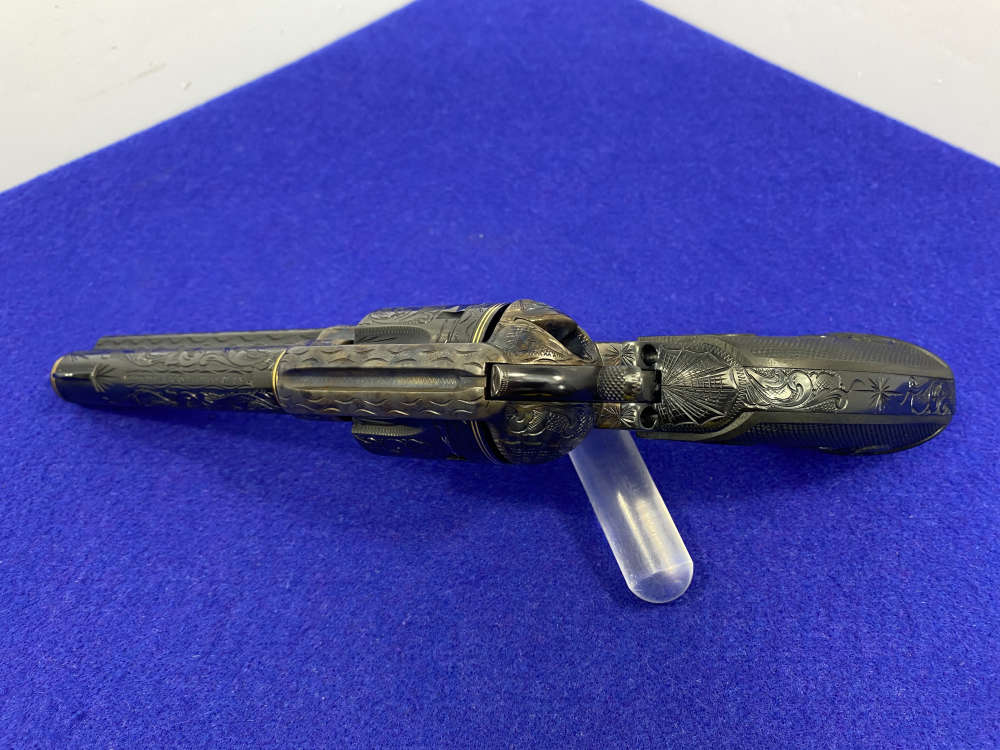 Colt Single Action Army .45 -MASTER FULL COVERAGE HAND ENGRAVED- New in Box-img-44