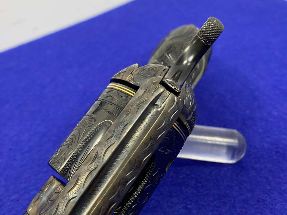 Colt Single Action Army .45 -MASTER FULL COVERAGE HAND ENGRAVED- New in Box-img-50