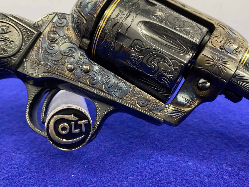Colt Single Action Army .45 -MASTER FULL COVERAGE HAND ENGRAVED- New in Box-img-31