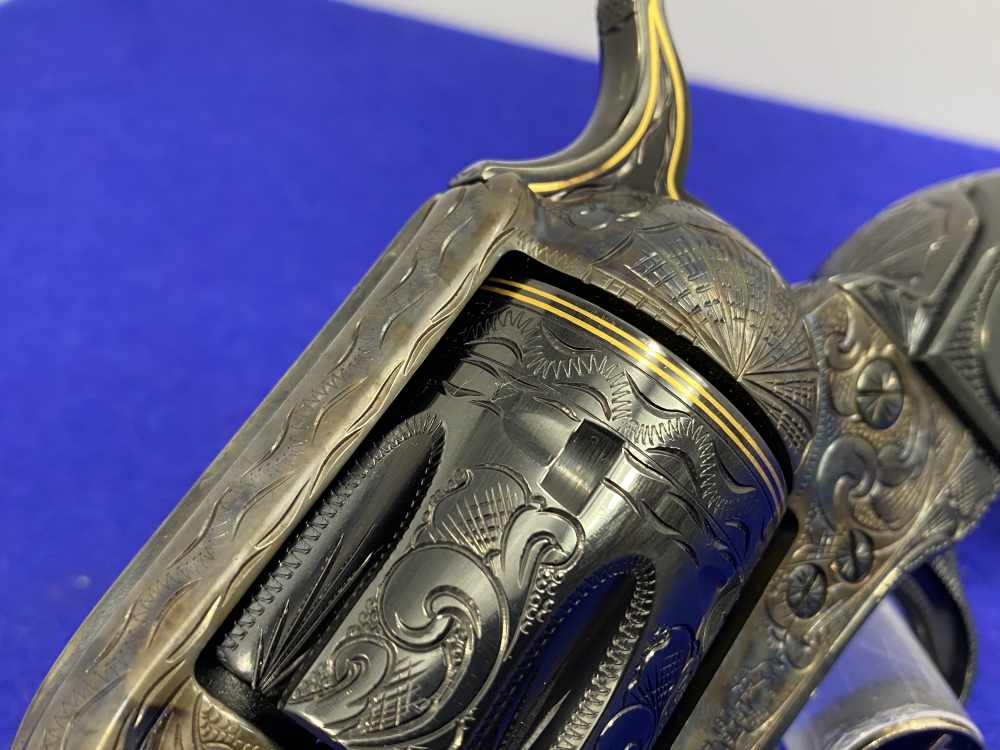 Colt Single Action Army .45 -MASTER FULL COVERAGE HAND ENGRAVED- New in Box-img-22