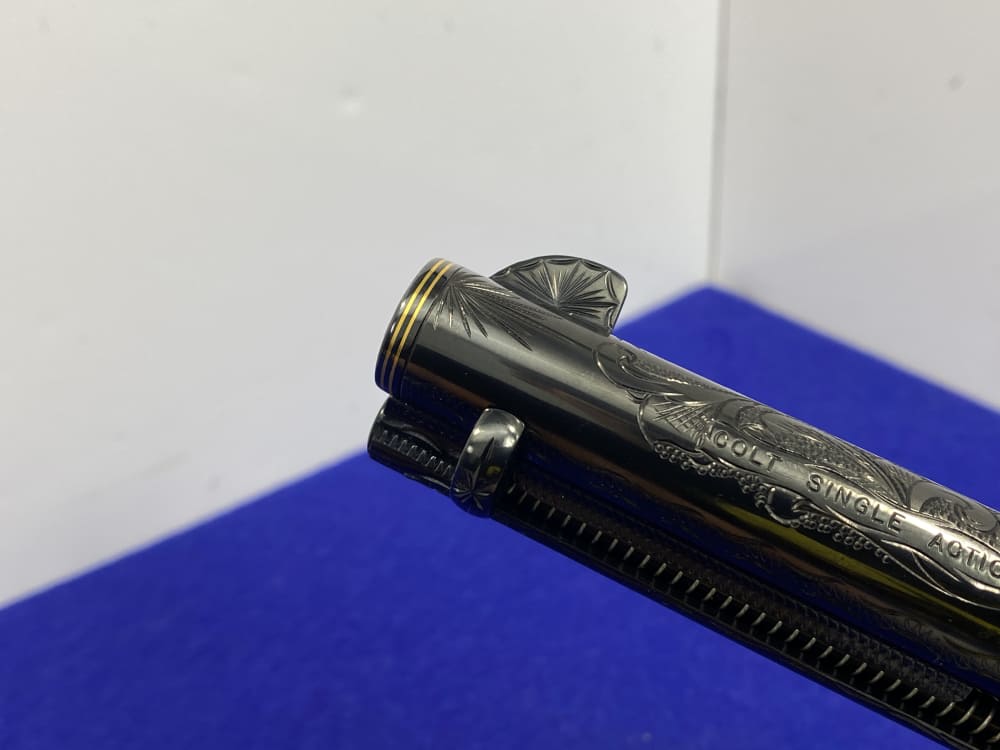 Colt Single Action Army .45 -MASTER FULL COVERAGE HAND ENGRAVED- New in Box-img-76