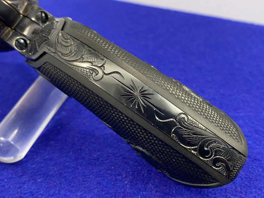 Colt Single Action Army .45 -MASTER FULL COVERAGE HAND ENGRAVED- New in Box-img-46