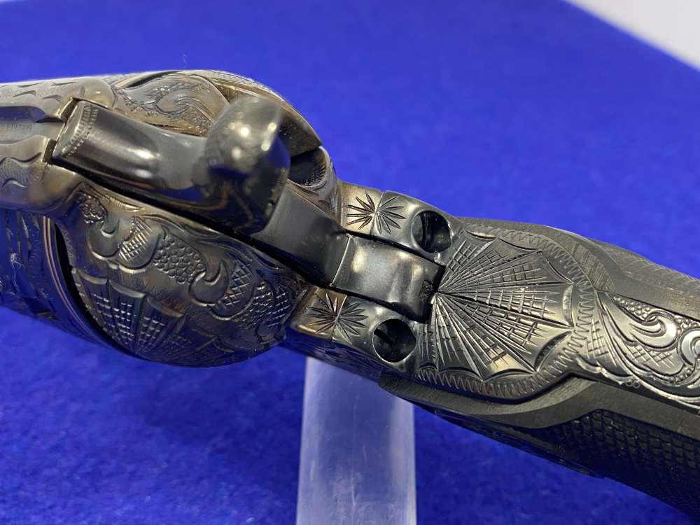 Colt Single Action Army .45 -MASTER FULL COVERAGE HAND ENGRAVED- New in Box-img-49