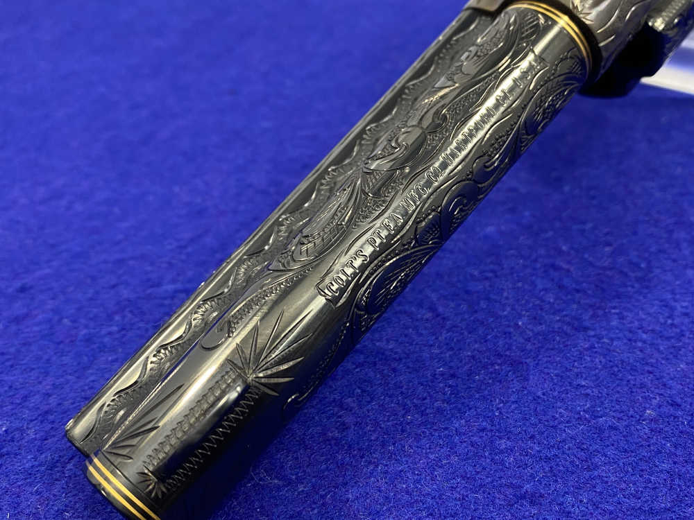 Colt Single Action Army .45 -MASTER FULL COVERAGE HAND ENGRAVED- New in Box-img-53
