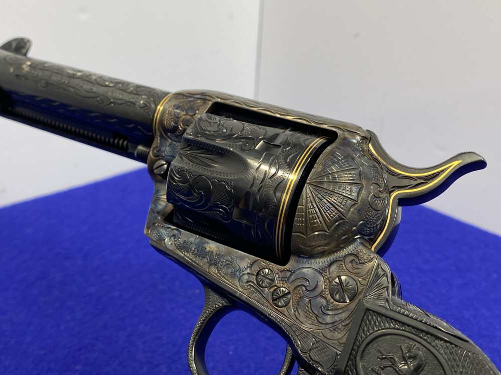 Colt Single Action Army .45 -MASTER FULL COVERAGE HAND ENGRAVED- New in Box-img-83