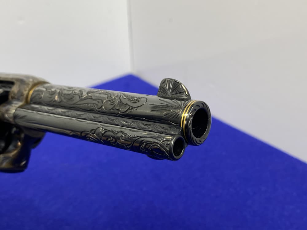 Colt Single Action Army .45 -MASTER FULL COVERAGE HAND ENGRAVED- New in Box-img-79