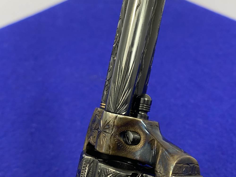 Colt Single Action Army .45 -MASTER FULL COVERAGE HAND ENGRAVED- New in Box-img-68