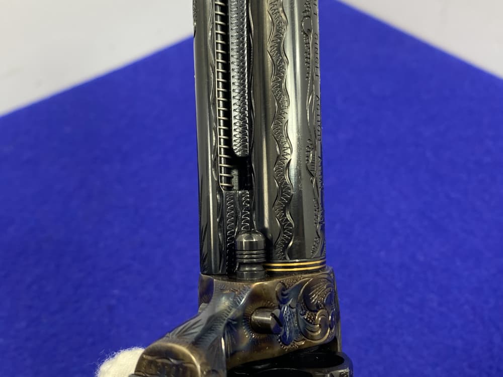 Colt Single Action Army .45 -MASTER FULL COVERAGE HAND ENGRAVED- New in Box-img-63
