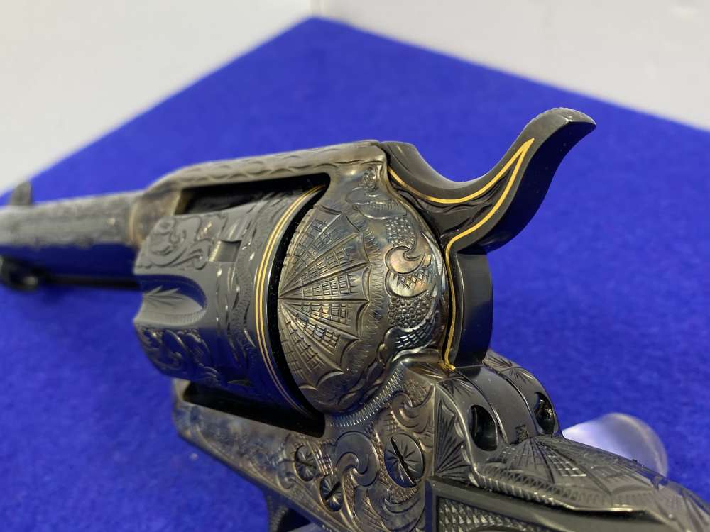 Colt Single Action Army .45 -MASTER FULL COVERAGE HAND ENGRAVED- New in Box-img-17