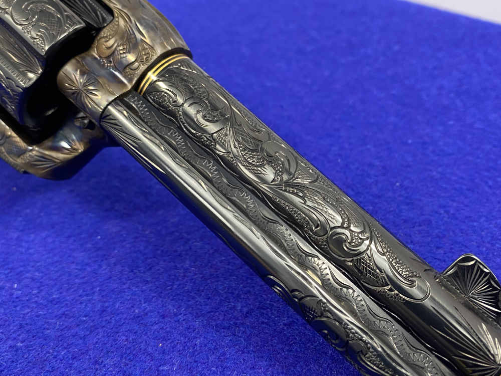 Colt Single Action Army .45 -MASTER FULL COVERAGE HAND ENGRAVED- New in Box-img-40