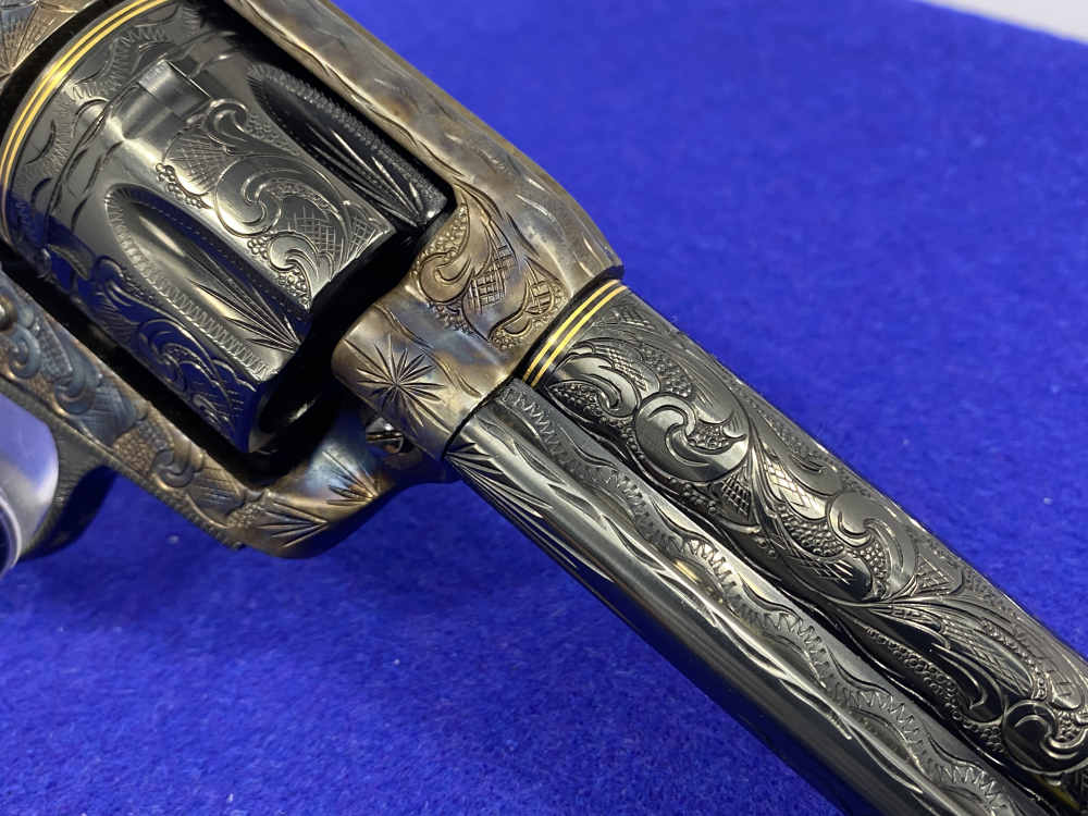 Colt Single Action Army .45 -MASTER FULL COVERAGE HAND ENGRAVED- New in Box-img-39