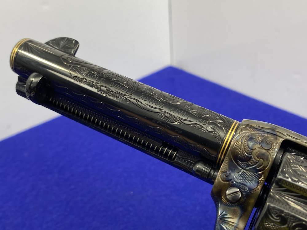 Colt Single Action Army .45 -MASTER FULL COVERAGE HAND ENGRAVED- New in Box-img-75