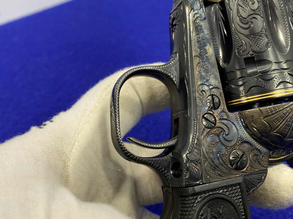Colt Single Action Army .45 -MASTER FULL COVERAGE HAND ENGRAVED- New in Box-img-73