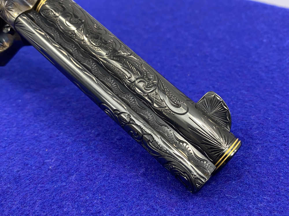 Colt Single Action Army .45 -MASTER FULL COVERAGE HAND ENGRAVED- New in Box-img-41