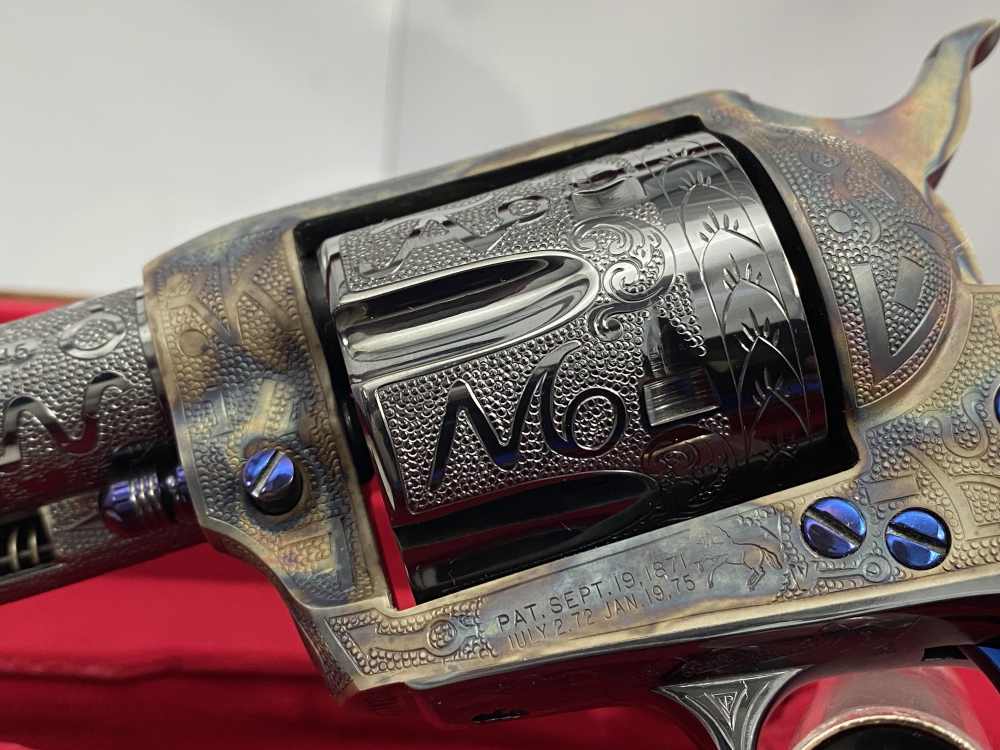 Colt Single Action Army - CATTLE BRAND MASTER HAND ENGRAVED - Second Gen-img-12